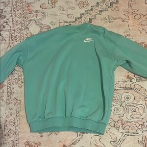 Nike teal crew neck